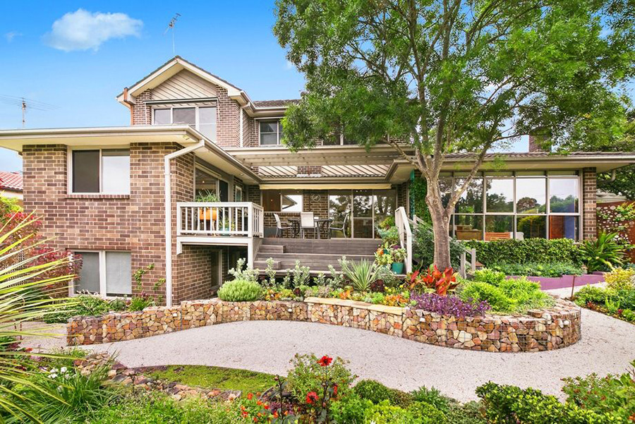 Backyard landscape design