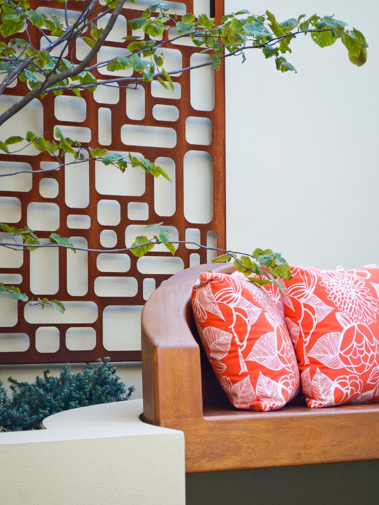 Courtyard landscape design decorative screen