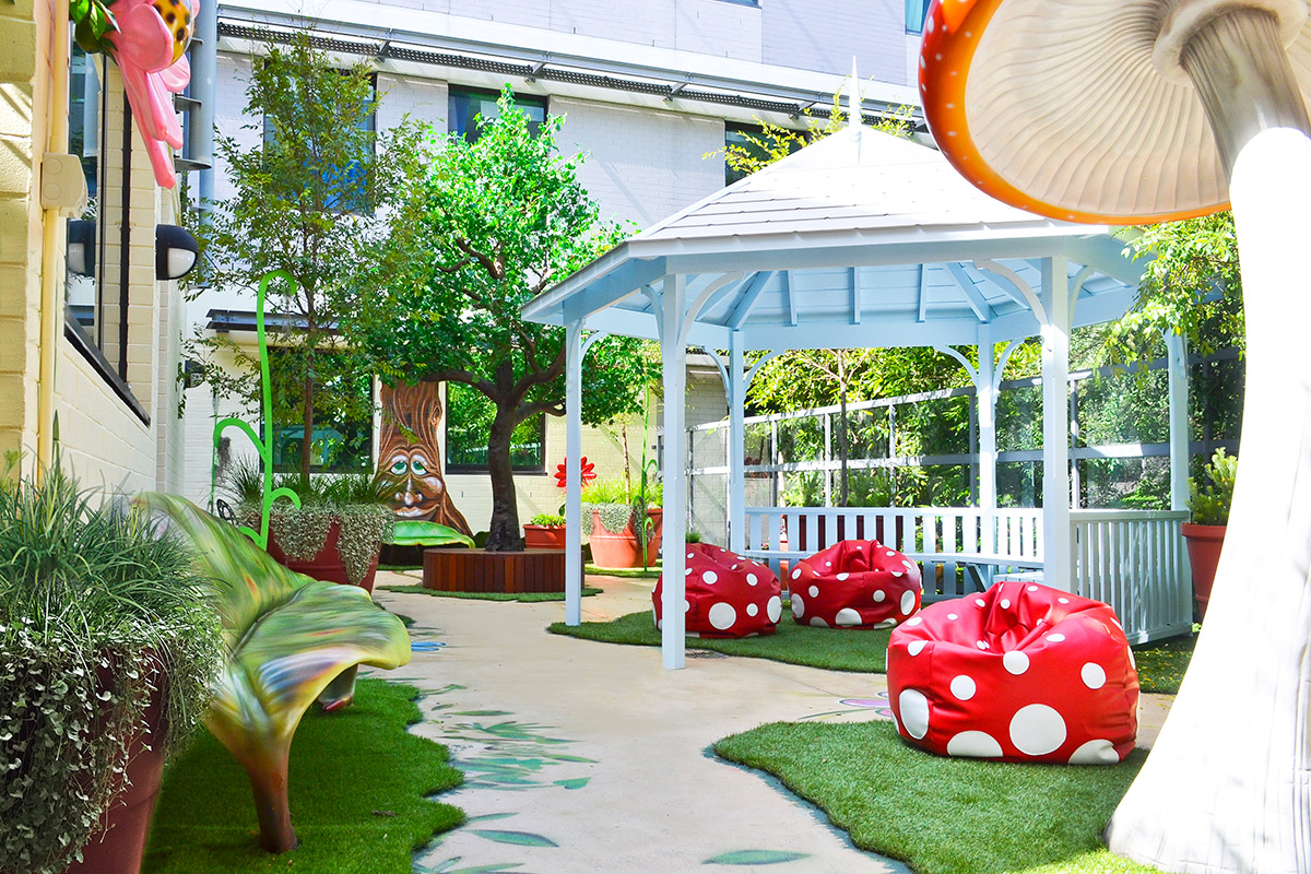 Fairy Garden Balcony and Sydney Children's Hospital