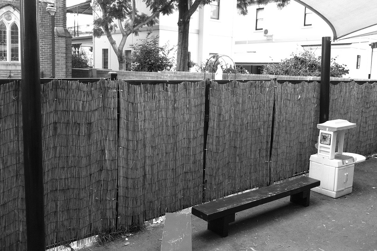 Play space before renovation