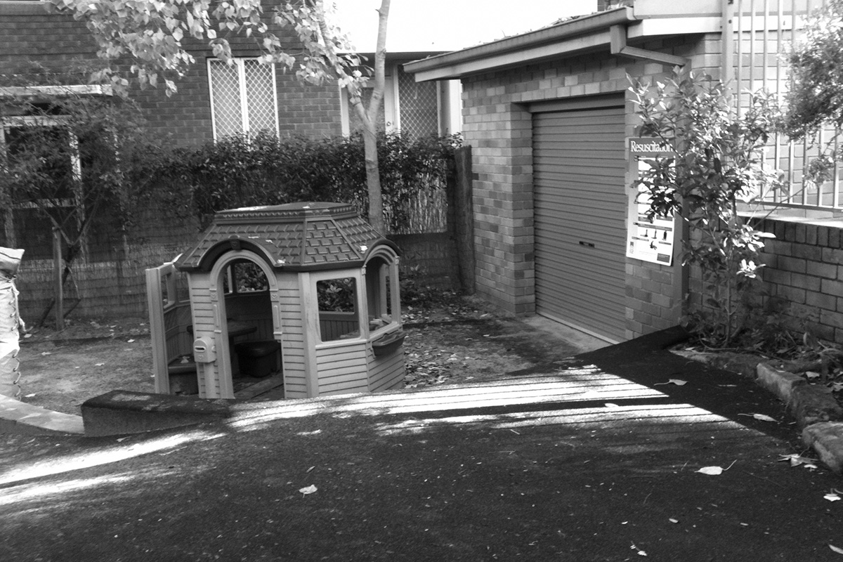 Play space before renovation