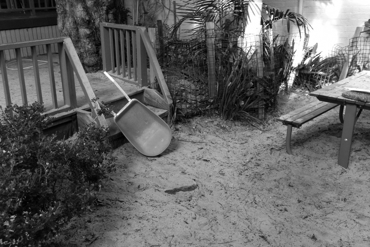 Play space before renovation