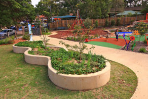 Community garden and playground