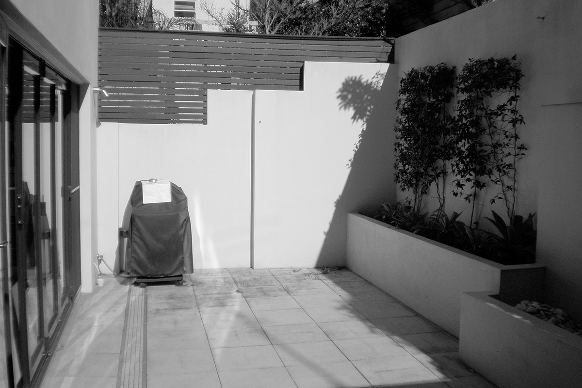 Courtyard before image