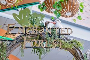 Enchanted forest entrance arbour