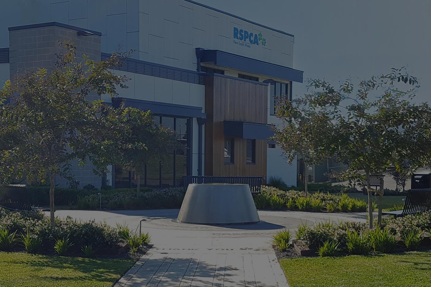 RSPCA Head Office Entrance OUTHOUSE design OUTHOUSE design