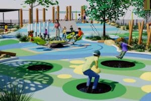 Veer off the river and leap like a frog onto the all inclusive trampolines in the swamp lands