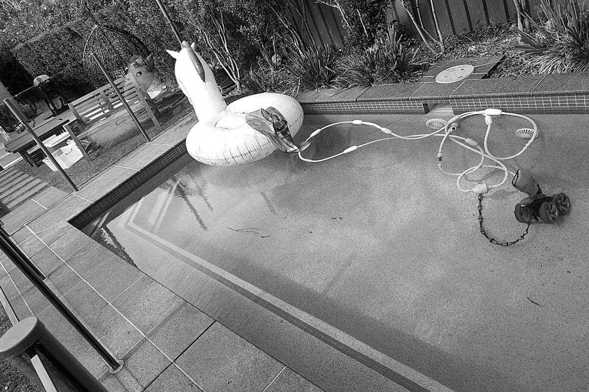 Before image of pool